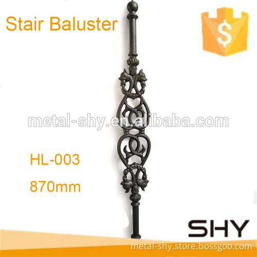 used cheap outdoor decorative ornamental wrought iron parts balcony accessories stair baluster